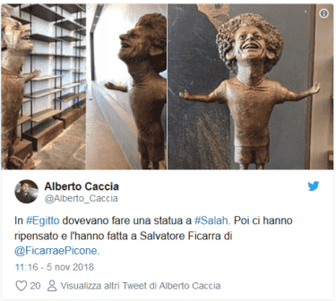 Meme statua Salah